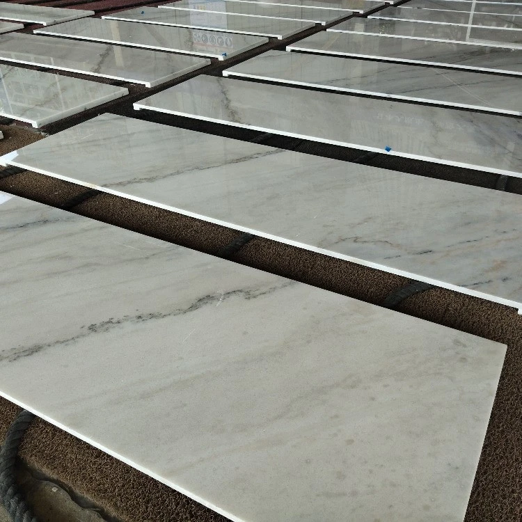 White Marble Grey Vein Table Top Countertop Design