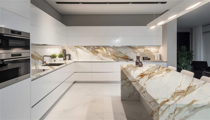 Building Material Large Porcelains Slabs Sintered Stone Elena Venosta countertop and backsplash price