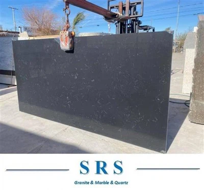 Solid sort kvarts bordplader