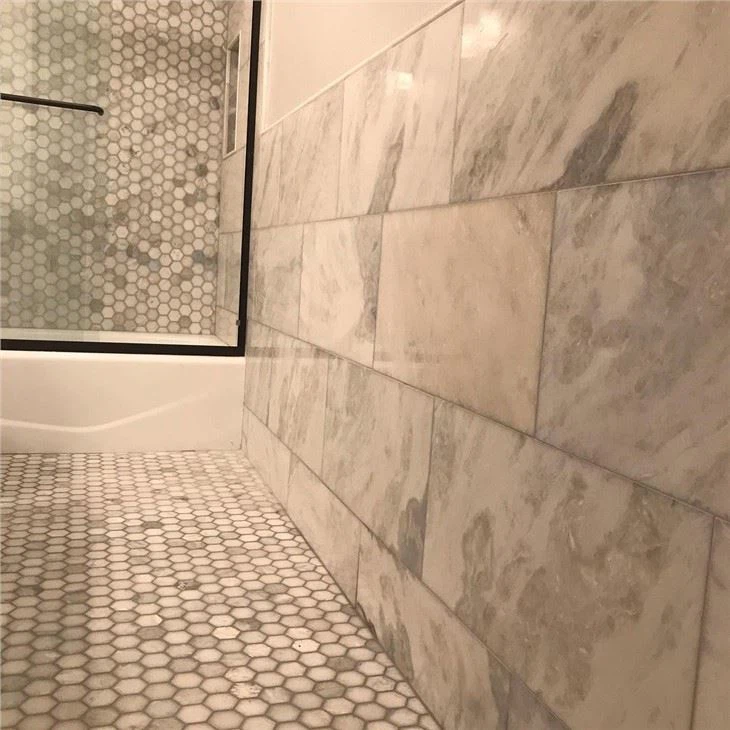 Sahara Carrara polished marble tile supplier